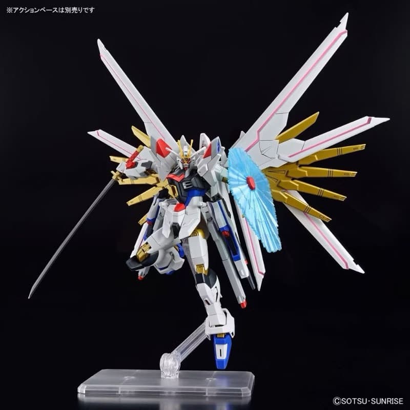 【 Ready Stock 】Bandai HG 1/144 MIGHTY STRIKE FREEDOM GUNDAM Model Kits <万代 高达 HGCE 1/144 非凡强袭自由 SEED 剧场版 拼装模型>