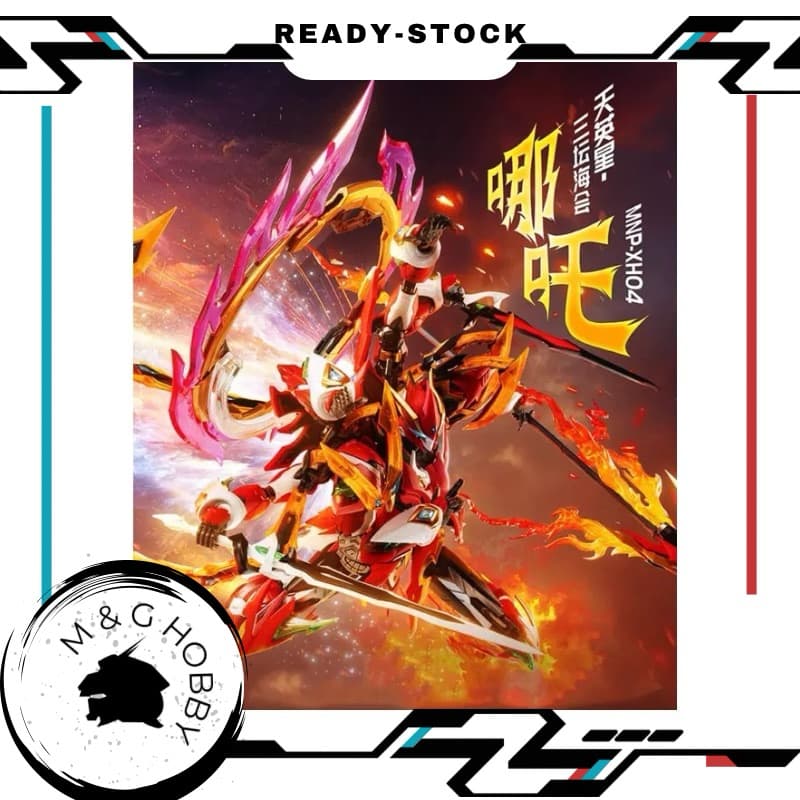 【 Ready Stock 】Motor Nuclear MNP-XH04 Ne Zha Model Kits( 摩动核 天英星-三坛海会-哪吒)