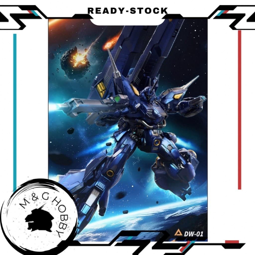 【 Ready Stock 】Zero Boundary Model DW-01 Dark Wave Model Kit with Metal Frame <零界模玩 暗潮 合金骨架 拼装模型>