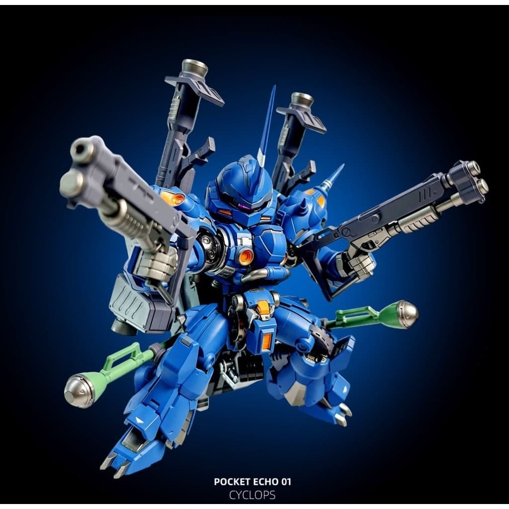 【 Pre Order 】Lucky Cat Model Pocket Reco-01 -Crclops- MG-SD Diecast Model 招财猫玩具 lucky cat口袋回响系列 POCKET RECO 独眼巨人 合金成品模型