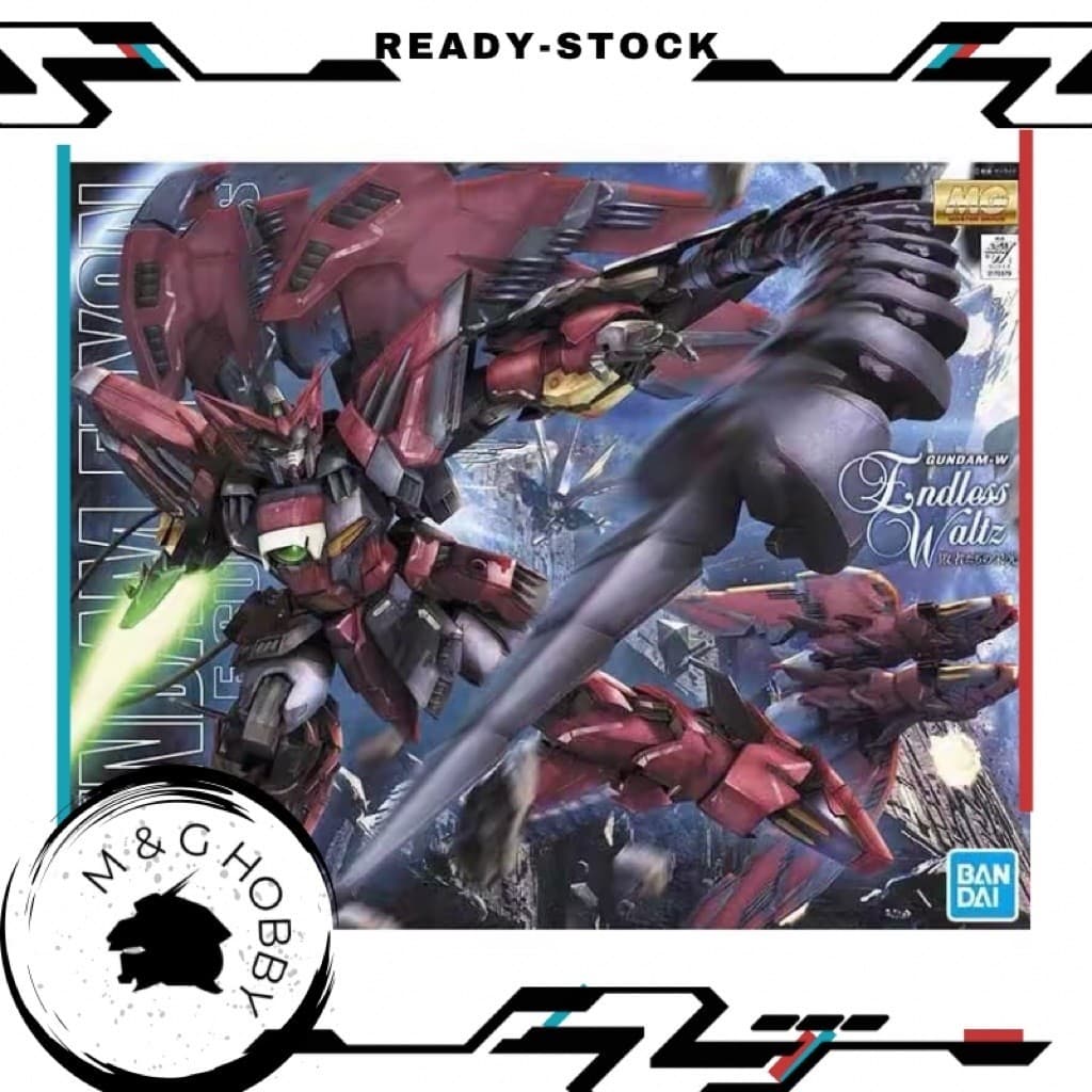【 Ready Stock 】BANDAI MG 1/100 Gundam Epyon EW VER Model kits <万代 MG 1/100 EPYON 艾比安 魔鬼 高达 EW版 拼装模型>