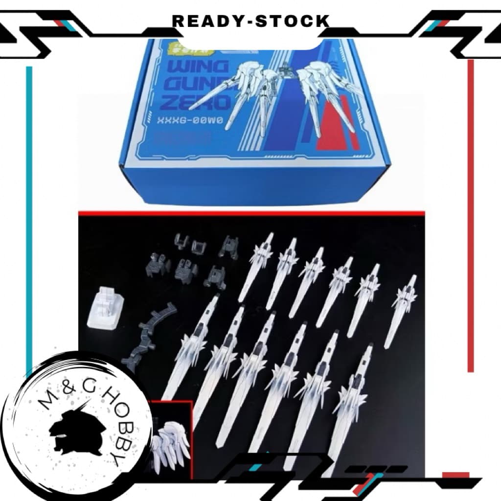【 Ready Stock 】ZEROPLAN MGSD XXXG-00W0 SNOW WHITE PRELUDE UNIT <零号计划 第六弹 MGSD白雪姬矮星炮 改件 配件包 白雪炮改件>